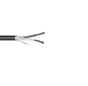 1000' 20 AWG 2 Conductor CL3RCMR Bare Copper Shielded 300 Volt Gray Cable Wire