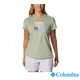 Columbia哥倫比亞 女款- UPF50酷涼快排短袖上衣-灰綠 UAR34550GG (2023春夏)