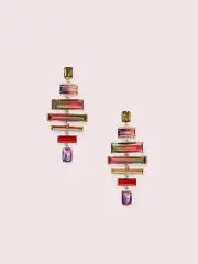 geo gems statement earrings