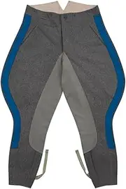 [militaryharbor] WW2 WWII German Kriegsmarine Coastal General Stone Grey Wool Riding Breeches