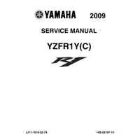 在飛比找蝦皮購物優惠-YAMAHA YZF-R1 2009至2011 英文版維修手