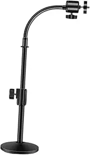 AsrMyjcx Tablet Stand Camera Stand Holder Metal 360 Swivel Rotatable Camera Tripe Tripie Stative Desktop Mount for Live Conferencing