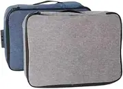 Safe 2 Layers Document Storage Bag Multifunctional Waterproof File Organizer Large Capacity Password Lock Safe Box
