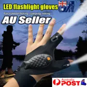 LED Flashlight Glow Glove Finger Light Glove Outdoor Camping Waterproof LQ