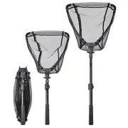 Folding Fishing Net Fishing Landing Net Telescopic Handle Fish Net Fishing Tools