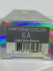 FaroukCHI Ionic Permanent Shine Crème Hair Color 6A Light Ash Brown