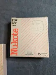 2 Nukote B199 Black Typewriter Correctable Film Ribbon for Brother AX-10 EM-30