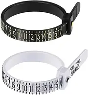 [DuBom] 2 Pcs Ring Sizer Measuring Tool Reusable Finger Size Measuring Set