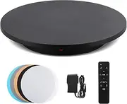 Flyrivergo Photography Turntable 16.5inch/220lb Motorized Rotating Display Stand 360 Degree with Remote Control Electric Turntable for Photo or Video, 3D Scanning