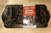 Nordic Ware Spooky Skeleton Cakelet Pan - Brand New
