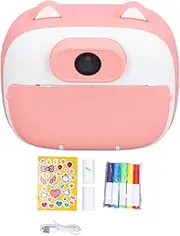 Topyond Kids Instant Print Camera,3 Roll Photo Paper Included, 26MP Dual Lens HD 1080P with 2in IPS Screen,Type C Rechargeable Digital Camera with Thermal Printer for Ages 3 to 12