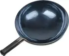 ZhenSanHuan Chinese Hand Hammered Iron Woks and Stir Fry Pans Seasoned 32CM
