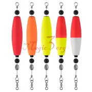5Pcs Fishing Bobbers EVA Float Foam Sinking Rotary Catfish Bait Rigs Tackle