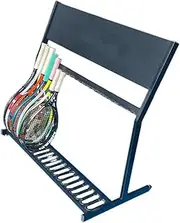 Tennis Racquet Storage Rack,Badminton Racket Display Rack,Floor-Standing Sports Equipment Organiser,Can Store 20 Rackets,for Fitness Gym Schools,Bearing Weight 50kg