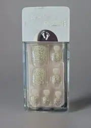 Dashing Diva PEDI Magic Press On Nails GLITTERATTI PEDI Square Glossy