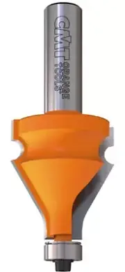 CMT 856.701.11 1-3/8-Inch Diameter 1/2-Inch Shank Hand Rail Router Bit