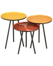 Artistic Home Set of 3 Gregg Accent Tables