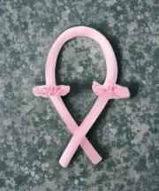 Heatless Curling Rod – Silk Ribbon Headband for Soft No Heat Curls