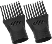 Hair Dryer Attachment for Blow Dryer Sturdy Comb for Blow Dryer Reusable Nozzle Comb Black