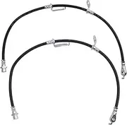 TRQ Brake Hose Set Compatible with 2015-2017 Lexus NX200t 2018-2021 NX300 2015-2021 NX300h