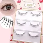 Eyelashes False Lashes # U Cosmetics Ring Tool Set Shape Strip Makeup Extension