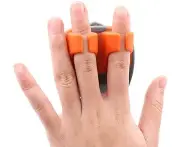 Hand Vegetable Peeler - Orange