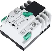Transfer Switch, Dual Power Selector, Electrical Selector Switch, 3P Automatic Transfer Switch, 400V 100A Capacity, Backup Power Switch, Load Transfer Switch