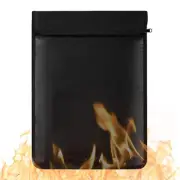 Fireproof Money Bag for Cash and Important Documents, Waterproof Safe