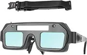 [Generic] Welding Glasses for Men,Eye Protection Goggles | 3-Level Dimming UV Protection Eyewear for Industrial Work Plasma Cutting