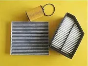 ZUXIM Oil Filter Air Filter Cabin Filter, for SsangYong, Korando 2.0L Gasoline Car Cabin Air Filter