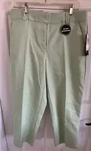 COUNTERPARTS NEW Crop Pants Womens 10 Slimming Sensations Capris Color Honey Dew