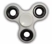 White Finger spinner Fidget Stress Toy Focus, Stress Game