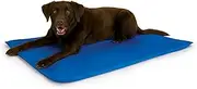 K&H Pet Products Cool Bed III Dog Cooling Mat, Cooling Dog Beds for Large Dogs, Dog Cooling Mat for Dog Carrier, Outdoor Dog Bed Cooling Pad for Dog, Pet Cooling Mat - Blue Large 32 X 44 Inches