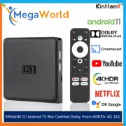 KINHANK G1 Android TV Box With Netflix 4K Ultra HD Google Certified Dolby Vision