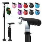 BeneCane Walking Cane for Women Folding Cane for Men with Two Led Lights Quad...