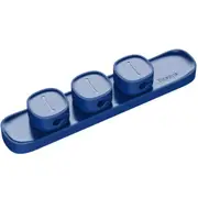 Usb Cable Clip Desk Tidy Organiser Wire Lead Holder With Adhesive Backed(Blue)