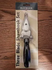 Rockler Three Blade Shavehook Wood Scraper New