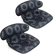 COOLBEBE Infant Car Seat Protector for Potty Training, 2 Pack Dry Waterproof Car Seat Liner Toilet Training for Baby Infant Toddler, Piddle Pads Cover Car Seat Pad for Strollers & Carseat (Black,2PC)