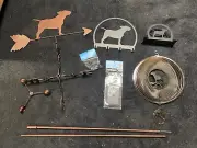 BULL TERRIER Weathervane Napkin Holder Key Cabin Holder Wind Spinner Swenproduct