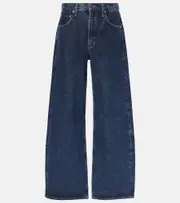[Agolde] Agolde Low Curve mid-rise barrel-leg jeans XXS blue