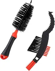 GANAZONO 2Pcs Bike Chain Cleaning Brush Durable Scrubber Tool for Efficient Chain Maintenance Gear Brush Brush for Mountain and Folding Bicycles