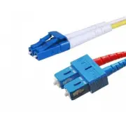 Monoprice 45813 MONOPRICE OS2 SINGLE-MODE FIBER OPTIC CABLE - LC-SC UL 2MM 9/125