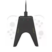 Black V Shape Charging Grip Replacement For Nintendo Switch JoyCon Controller