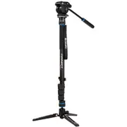 Benro Connect Video Monopod w/ S2 Pro Flat Base Fluid Video Head