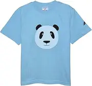 [Kraze Bear] Kids 100% Cotton T-Shirts Unisex-Age 3-8 Years-Blue Panda Kraze Cotton Jersey Tee-Durable&Comfortable Top for Boys&Girls