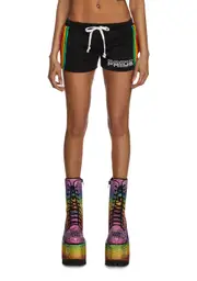 [Club Exx] Retro Lovin' Unisex Mini Shorts