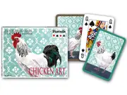 Piatnik Chicken Art Bridge Playing Cards Double Deck (PIA2104)