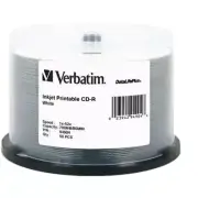 Verbatim CD-R 700MB/80min/52X - 50 Pack Spindle