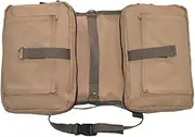 Toddmomy Saddle Backpack for Hiking Camping Travel Rucksack for Dogs Multi-Functional Design Spacious Side Pockets