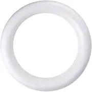 FOMIYES 1pc Ring Foam Christmas Shape Flower Decorations Wedding Decor Queen Inch Wreath Foam Form Floral Foam Wreath Heart Wreath Blank Foams Circle Wedding Flowers Child Modeling White